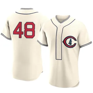 Men's Authentic Cream Daniel Palencia Chicago Cubs 2022 Field Of Dreams Jersey