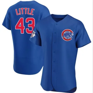 Men's Authentic Royal Luke Little Chicago Cubs Alternate Jersey