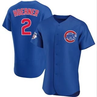 Men's Authentic Royal Nico Hoerner Chicago Cubs Alternate Jersey