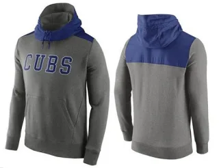 Men's Gray Chicago Cubs Hybrid Hoodie