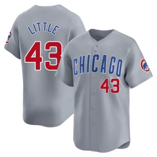 Men's Limited Gray Luke Little Chicago Cubs Road Jersey