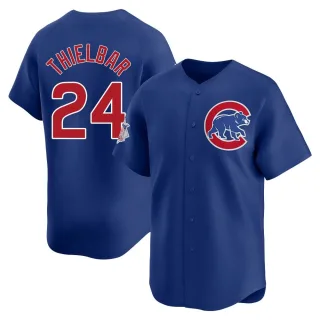 Men's Limited Royal Caleb Thielbar Chicago Cubs Alternate Jersey