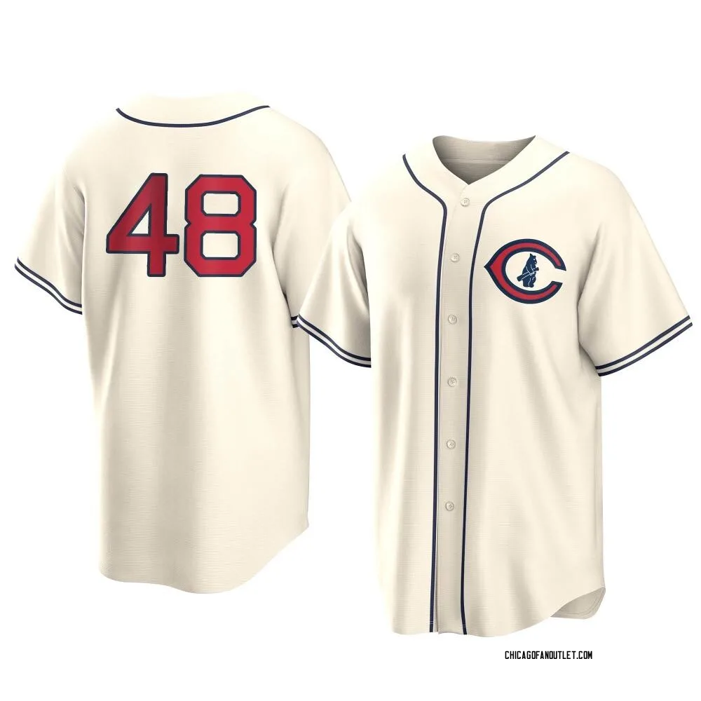 Men's Replica Cream Daniel Palencia Chicago Cubs 2022 Field Of Dreams Jersey