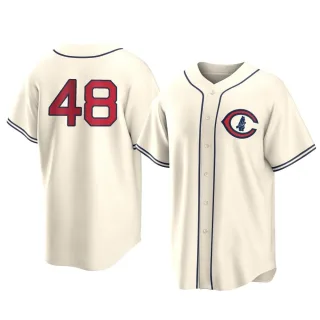 Men's Replica Cream Daniel Palencia Chicago Cubs 2022 Field Of Dreams Jersey
