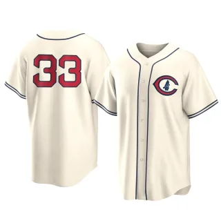 Men's Replica Cream Eli Morgan Chicago Cubs 2022 Field Of Dreams Jersey