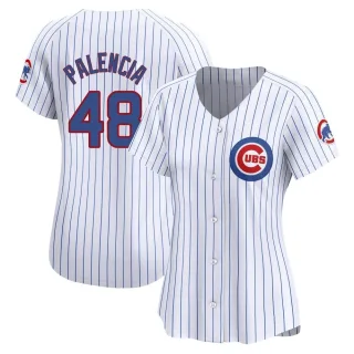 Women's Limited White Daniel Palencia Chicago Cubs Home Jersey