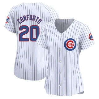 Women's Limited White Michael Conforto Chicago Cubs Home Jersey