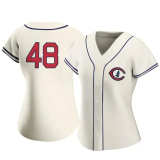 Women's Replica Cream Daniel Palencia Chicago Cubs 2022 Field Of Dreams Jersey