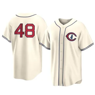 Youth Replica Cream Daniel Palencia Chicago Cubs 2022 Field Of Dreams Jersey