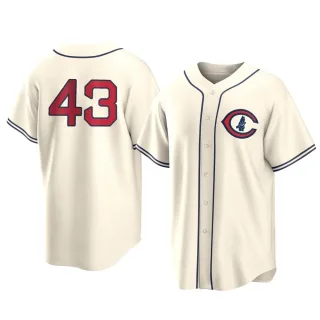 Youth Replica Cream Luke Little Chicago Cubs 2022 Field Of Dreams Jersey