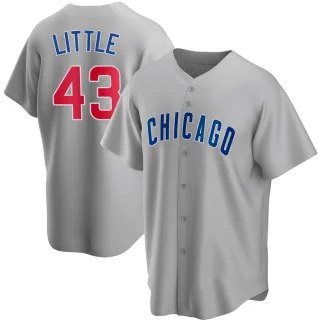 Youth Replica Gray Luke Little Chicago Cubs Road Jersey