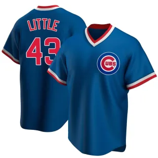 Youth Replica Royal Luke Little Chicago Cubs Road Cooperstown Collection Jersey