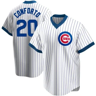 Youth Replica White Michael Conforto Chicago Cubs Home Cooperstown Collection Jersey