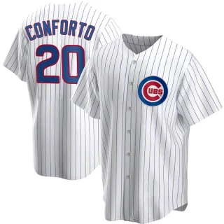 Youth Replica White Michael Conforto Chicago Cubs Home Jersey
